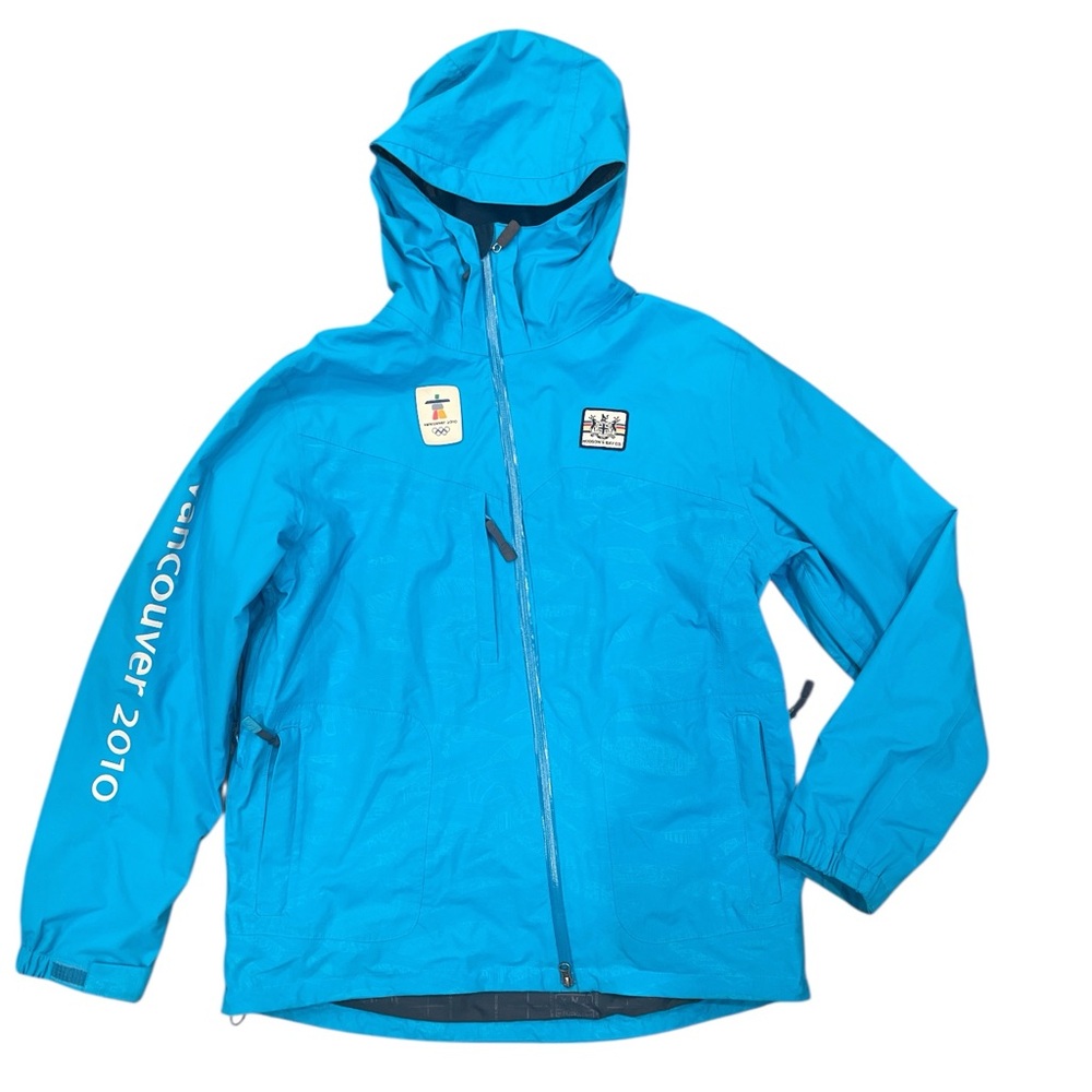 Hudson’s Bay Co Men’s M Blue Hooded Jacket Vancouver 2010 Olympic